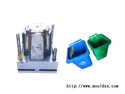 廠家垃圾桶塑料模具產品大圖 臺州市黃巖區(qū)小霞模具廠